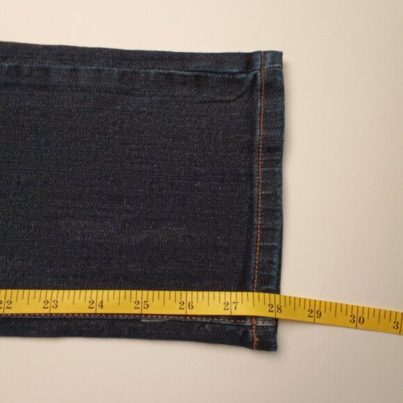 Liz Claiborne Petite Jeans Size 10P Classic Mid Rise Straight Leg Dark Wash - Picture 8 of 9